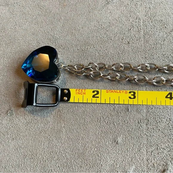 Blue Heart Necklace - Picture 4 of 9